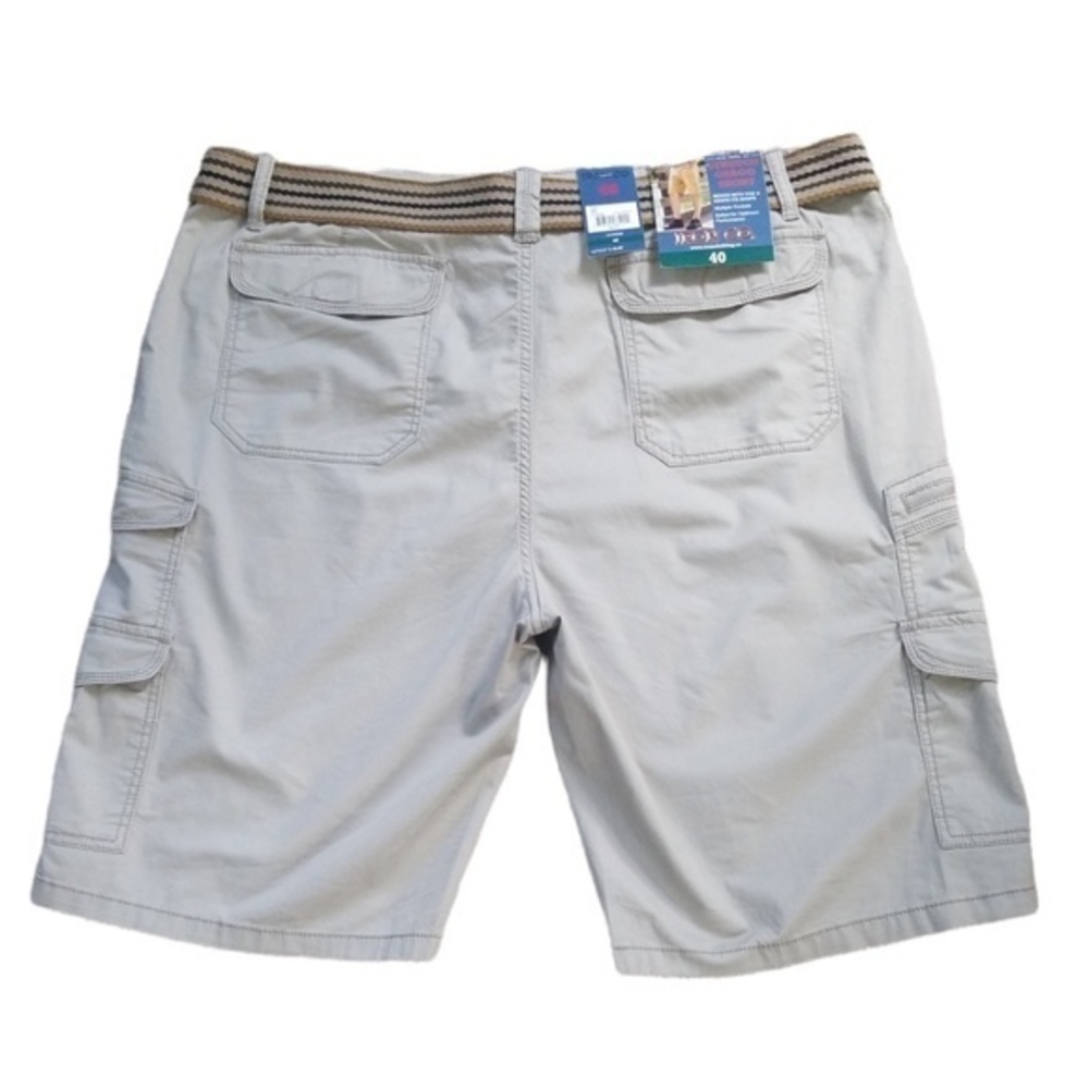 Iron Co. Men's Tan Casual Stretch Cargo Shorts Sz. 40‎ NWT